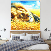 Fantasy Niedlich Weizenschläfer Leinwanddruck (Insitu (Schlafzimmer))