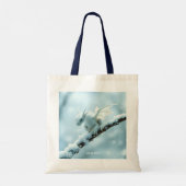 Fantasy Niedlich White Baby Dragon Tragetasche (Rückseite)