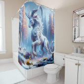 Fantasy Niedlich White Chimera Winter Duschvorhang (Beispiel)