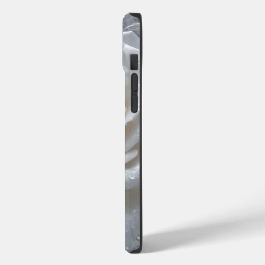 Fantasy Niedlich White Rose Drops Case-Mate iPhone Hülle (Rückseite / Links)