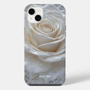 Fantasy Niedlich White Rose Drops iPhone 14 Plus Hülle