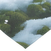 Fantasy Niedlich Winter Kitten Schnee Tischdecke (Schrägansicht)