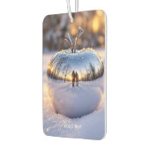 Fantasy Niedlich Winter Snow Apple Autolufterfrischer (Links)
