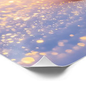 Fantasy Niedlich Winter Snow Apple Poster (Ecke)