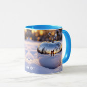 Fantasy Niedlich Winter Snow Apple Tasse (VorderseiteRechts)