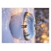 Fantasy Niedlich Winter Snow Apple Tischdecke (Vorderseite (Horizontal))