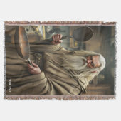 Fantasy Niedlich Wizard Frittierwagen Decke (Vorderseite)