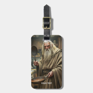 Fantasy Niedlich Wizard Frittierwagen Gepäckanhänger