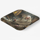 Fantasy Niedlich Wizard Frittierwagen Pappteller (Gewinkelt)