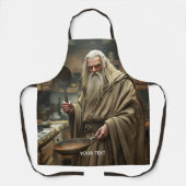 Fantasy Niedlich Wizard Frittierwagen Schürze (Vorderseite)