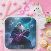 Fantasy Niedlich Wizard Gitarre spielen Pappteller (Party)