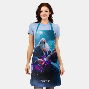 Fantasy Niedlich Wizard Gitarre spielen Schürze