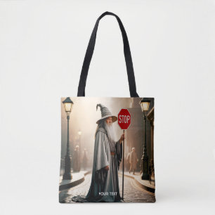 Fantasy Niedlich Wizard Signieren Stopp Tasche