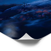 Fantasy Niedlich Wolf Doppelausstellung Poster (Ecke)