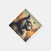 Fantasy Niedlich Wolf Dressed Sheep Serviette (Ecke)