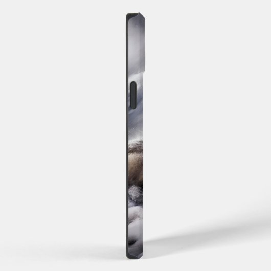 Fantasy Niedlich Wolf Family Winter Case-Mate iPhone Hülle (Rückseite / Rechts)