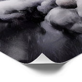 Fantasy Niedlich Wolf Family Winter Poster (Ecke)