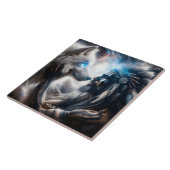 Fantasy Niedlich Wolf Tribal Man Fliese (Seite)