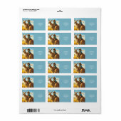 Fantasy Niedlich Wombat Kangaroo Koala Adressaufkleber (Vorne)