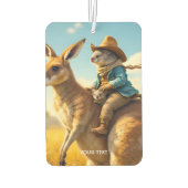 Fantasy Niedlich Wombat Kangaroo Koala Autolufterfrischer (Rückseite)