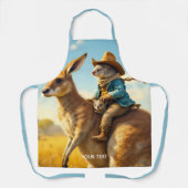 Fantasy Niedlich Wombat Kangaroo Koala Schürze (Vorderseite)