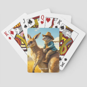 Fantasy Niedlich Wombat Kangaroo Koala Spielkarten
