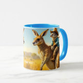 Fantasy Niedlich Wombat Kangaroo Koala Tasse (VorderseiteRechts)