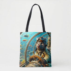 Fantasy Niedlich Wombat Pilot unter Wasser Tasche