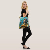 Fantasy Niedlich Wombat Pilot unter Wasser Tasche (Am Model)