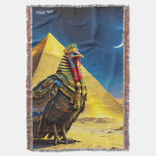 Fantasy Niedlich Wüste Pharaoh Türkei Decke (Vorderseite Vertikal)