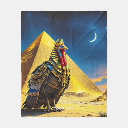 Fantasy Niedlich Wüste Pharaoh Türkei Fleecedecke (Vorderseite)
