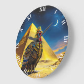 Fantasy Niedlich Wüste Pharaoh Türkei Große Wanduhr (Winkel)