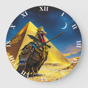 Fantasy Niedlich Wüste Pharaoh Türkei Große Wanduhr
