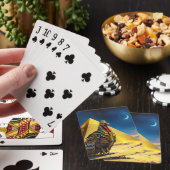 Fantasy Niedlich Wüste Pharaoh Türkei Spielkarten (In Situ)