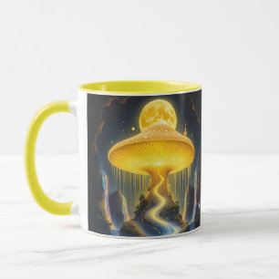Fantasy Niedlich Yellow Ancient Mushroom Tasse