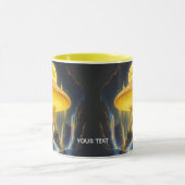 Fantasy Niedlich Yellow Ancient Mushroom Tasse (Zentrum)