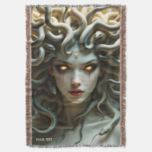 Fantasy Niedlich Yellow Eyes Schlangen Decke