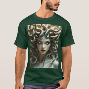 Fantasy Niedlich Yellow Eyes Schlangen T-Shirt