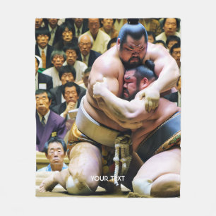Fantasy Niedlich zwei Sumo Wrestlers Fleecedecke