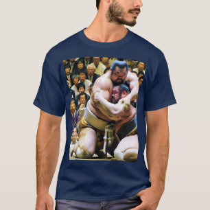 Fantasy Niedlich zwei Sumo Wrestlers T-Shirt