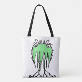 Fantasy-niedliche Alien zeichne Tasche (Rückseite)