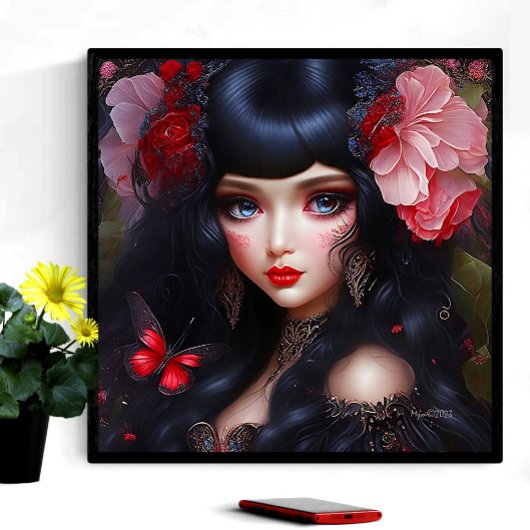 Fantasy Niedliche Blume Fairy Princess Poster