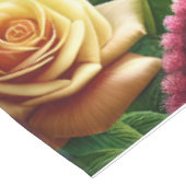 Fantasy Niedliche Blume Rainbow Hummingbird Tischdecke (Schrägansicht)