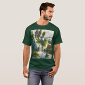 Fantasy Niedliche Handwaldwolken T-Shirt (Vorne ganz)