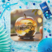 Fantasy Niedliche japanische Apple View Pappteller (Party)