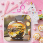 Fantasy Niedliche japanische Apple View Pappteller (Party)