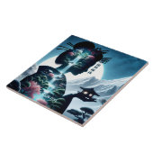 Fantasy Niedliche japanische Girl Landschaft Fliese (Seite)