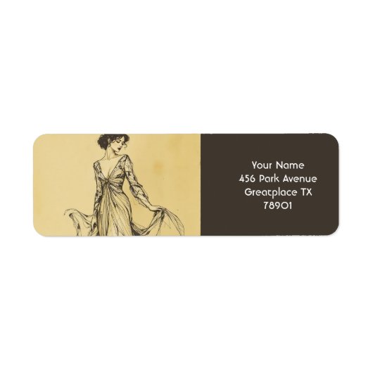 Fantasy Niedliche Lady Pencil Zeichnend (Vorne)