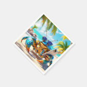 Fantasy Niedliche Muschel Crab Beach Serviette (Ecke)