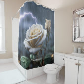 Fantasy Niedliche Rose Rain Lighting Duschvorhang (Beispiel)